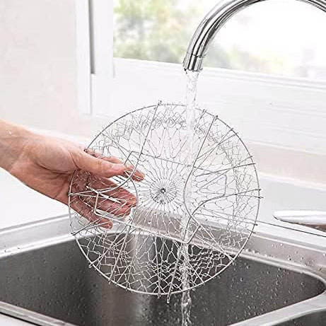 RAMZAN SALE is LIVE! High-Quality Stainless Steel Foldable Chef Basket For Fried Food and Fruits with SAMOOSA MAKER FREE