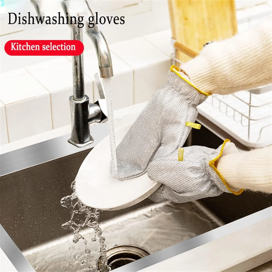 Multipurpose Easy Dishwashing Gloves – Buy 1 Get 1 Free | Heavy Duty Cleaning Gloves